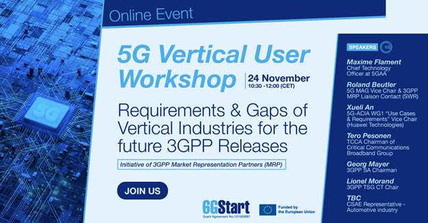 5G Vertical User Workshop